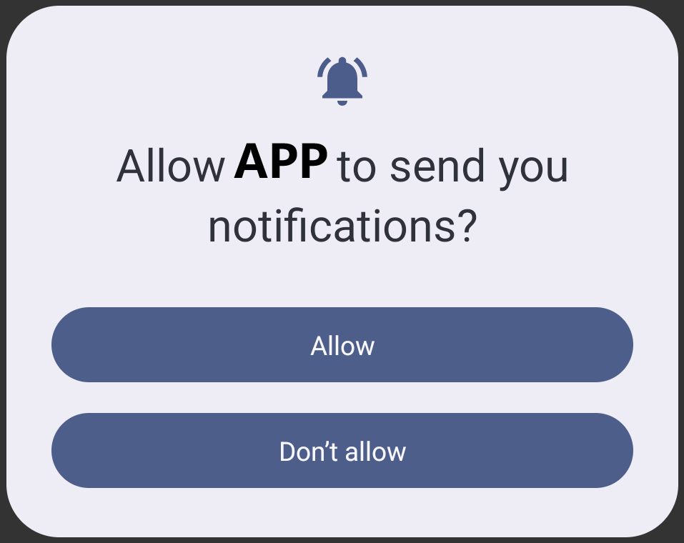 Notification Permission Required